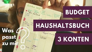 Budget Haushaltsbuch drei Konten Wie Ausgaben verwalten [upl. by Hilton126]