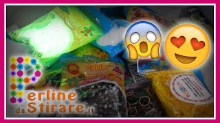 REVIEW Acquisti Perline HAMA BEADSBasi ed Elastici RAINBOW LOOM [upl. by Rodrich]