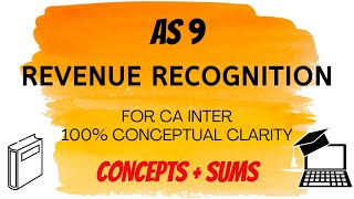 AS 9 in ENGLISH  Revenue Recognition  CA Intermediate [upl. by Seilenna]