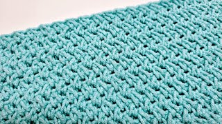 Crochet Easy Stitch For Blankets Scarfs  Crochet Loop Variation Stitch [upl. by Debarath]