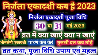 निर्जला एकादशी कब है Nirjala Ekadashi Kab Hai [upl. by Crenshaw]