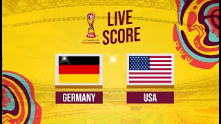 🔴LIVE SCORE  GERMANY VS USA  FIFA World Cup U17 INDONESIA [upl. by Gaiser]