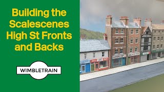 Building the Scalescenes High St Fronts and Backs in N Scale [upl. by Dahlstrom]