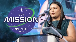 Alumni Award Winner Sandra Lopez Rivera 15 at NAF Next 2024 [upl. by Martell]