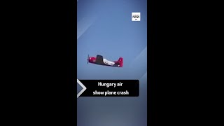 Hungary air show plane crash [upl. by Gunas]