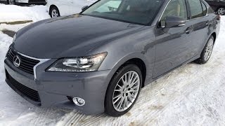 2015 Lexus GS 350 AWD  Grey on Flaxen  Luxury Package Review Executive Demo  Edmonton [upl. by Page]