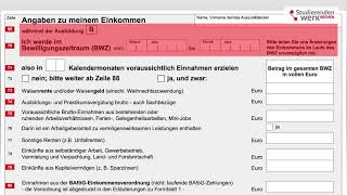 So füllst du deinen BAföGAntrag aus 201819 [upl. by Hengel934]