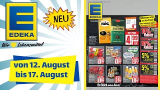 EDEKA Prospekt  Gültig ab 12082024  ProspektJäger [upl. by Aihc962]