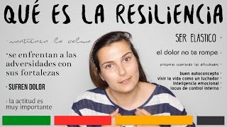 ¿Qué es la RESILIENCIA [upl. by Aggy]