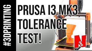 Checking the Prusa i3 MK3 3D Printers Tolerance [upl. by Euqirat688]