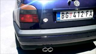 Golf 3 GTi 16v straight pipe [upl. by Irot]