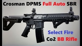 NEW Crosman DPMS SBR Full Auto Co2 BB Gun Review amp Best Price  Hatsan RIPTOR Co2 BB Pistol [upl. by Are]