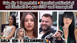 Gala din 1 Decembrie🇷🇴Favoritul publicului și cel Eliminat🙆‍♂️Sa pus STOP unei cunoașteri🛑😕 [upl. by Endora105]