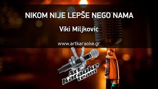 Nikom nije lepse nego nama Karaoke  Viki Miljkovic [upl. by Sorensen292]