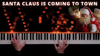 Santa Claus is Coming To Town  Piano Cover [upl. by Kcirreg623]