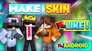 How To Make MINECRAFT SKIN In Android 🤯 10x Better Result [upl. by Mikkanen]