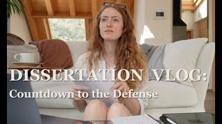 English PhD Vlog 📚 Preparing for the Dissertation Defense [upl. by Gould]