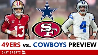 49ers vs Cowboys Preview Major Injury News Analysis Keys To The Game Prediction  NFL Week 8 [upl. by Iel787]