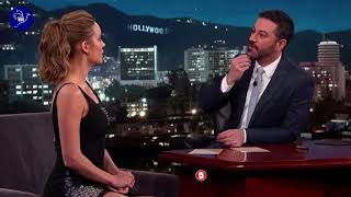 Brie Larson pokes fun at Jimmy Kimmel over his scrambled eggs technique [upl. by Hazeefah53]