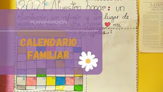 Cómo hacer un calendario familiar [upl. by Neroc]