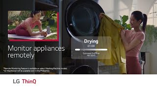 LG ThinQ App  Monitoring [upl. by Notyep905]