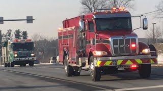 Fire trucks Responding Compilation 14 [upl. by Saixela516]