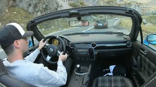 Transfagarasan  Road 7C uphill to the top  Mazda MX5 NC [upl. by Lithea]