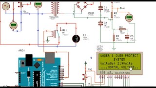 OVER AND UNDER Voltage Protection using Arduino [upl. by Bax]