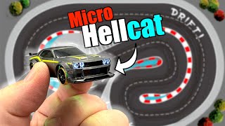 Drifting the Worlds SMALLEST Fully Functional Hellcat [upl. by Eibba]