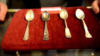 Silverplate Marks versus Sterling Silver Flatware Marks  Basics  Identification [upl. by Romelda]