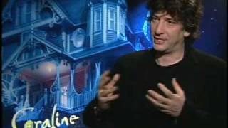 Neil Gaiman Interview Coraline [upl. by Odrarej]