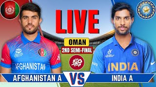 India vs Afghanistan Semi Final Emerging Asia Cup 2024  IND vs AFG Live T20 Match  SemiFinal [upl. by Kermit]