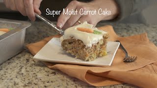 Carrot Cake with Pineapple and CoconutSuper Moist Carrot Cake Recipe [upl. by Plank616]