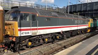 47614 amp 47828 statesman rail tour charter  Ilkeston [upl. by Demetrius]