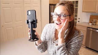 Auto Face Tracking Tripod Review  Remote 360° Rotation Auto Tracking Phone Holder No App [upl. by Nylsaj]