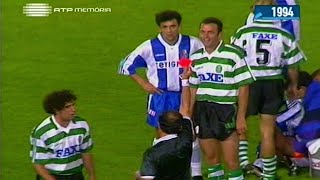 27J  Porto  2 x Sporting  0 de 19931994 [upl. by Everrs772]