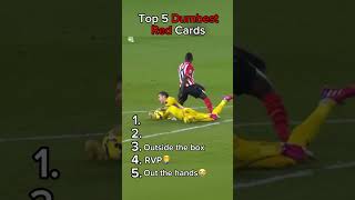 THE MOST DUMBEST RED CARDS IN FOOTBALL [upl. by Seidel]