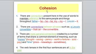 Discourse Analysis Lesson 2 Cohesion and Coherence [upl. by Brockwell509]