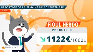 Prix ​​du fioul domestique  semaine du 30 septembre 2024 [upl. by Noired965]