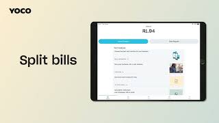 Yoco POS Split bills and Saved bills [upl. by Annayk227]