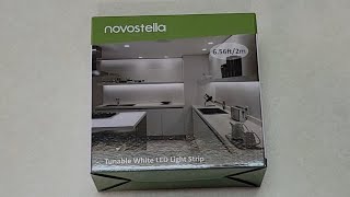 Novostella IP65 Waterproof Tunable White LED Strip Light Install and Review [upl. by Gnagflow]