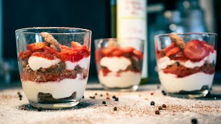 Fruchtige Quarkcreme mit Erdbeeren  Kochtutorium quotWeltweit leckerquot [upl. by Eseenaj]