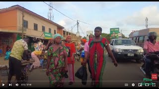 The ENERGY OF A MARKET OF AN AFRICAN CAPITAL Accra Ghana [upl. by Len]