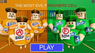 FANTA BARRY Family Vs SPRITE BARRY Family in BARRYS PRISON RUN New Scary Obby Roblox [upl. by Briant]