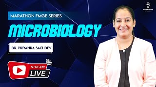 Marathon FMGE Series Microbiology by Dr Priyanka Sachdev  Cerebellum Academy [upl. by Dehlia]