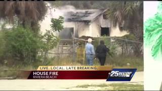 Riviera Beach house fire may have been intentionally set [upl. by Aracot206]