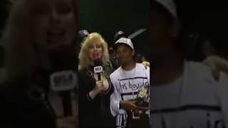 Rhonda Shears Tells Eazy E quotYoure Cutequot While Congratulating NWA For Winning An Award Part 3 [upl. by Ainesell]