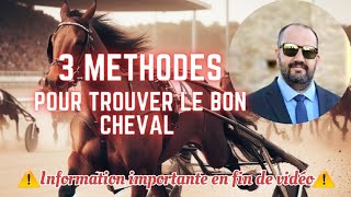 3 méthodes pour trouver le cheval gagnant dans nimporte quelle course hippique [upl. by Guria]