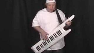 Keytar Keytarist Jeff Jeffrey Abbott Video2 [upl. by Arihaz]