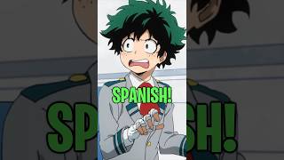 Basic Spanish at UA High🗣️💀  My Hero Academia Abridged shorts [upl. by Dnama]